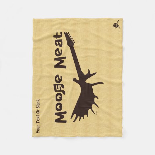 Moose Meat Rock Band Fleece Blanket (Vorderseite)