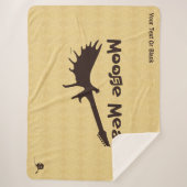 Moose Meat Rock Band Fleece Blanket Sherpadecke (Vorderseite)
