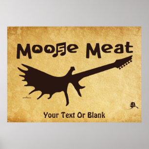 Moose Meat Rock Band Poster