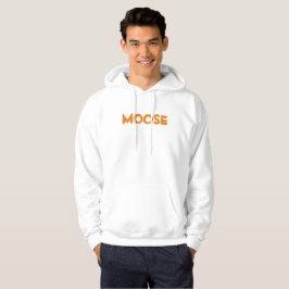 Moose Men's Basic Hooded Sweatshirt