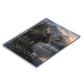 Moose Mountain Lake TIER Notizblock (Linke Seite)