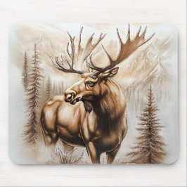 Moose Mouse Pad Mousepad