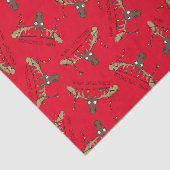 Moose Niedlich Funny Christmas Seidenpapier (Ausschnitt)