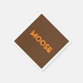 Moose Paper Napkins Serviette (Ecke)