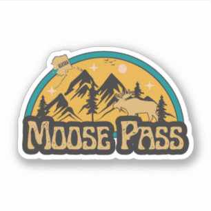 Moose Pass, Alaska Aufkleber
