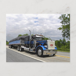 Moose Peterbilt 359 Postcard Postkarte
