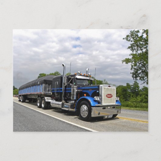 Moose Peterbilt 359 Postcard Postkarte (Vorderseite)