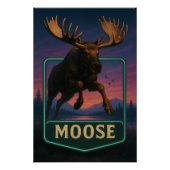 Moose Poster (Vorderseite)