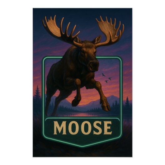 Moose Poster (Vorderseite)