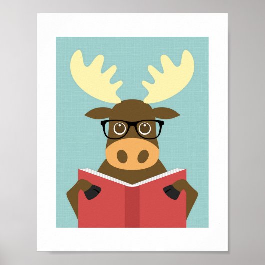 Moose Poster Print (Vorne)