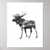 Moose Poster Print (Vorne)