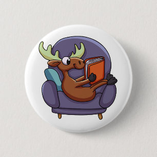 Moose reading a book wir haben Sofa Choose back co Button