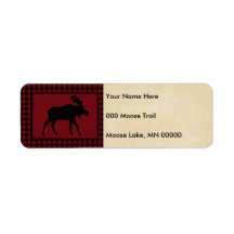 Moose Red Black Karo Tan