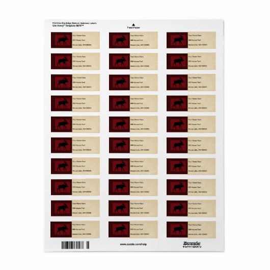 Moose Red Black Karo Tan (Vorne)