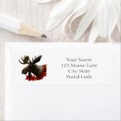 Moose Red Maple Blätter (Insitu)