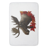 Moose Red Maple Blätter Badematte (Vorderseite Vertikal)