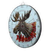 Moose Red Maple Blätter Dartscheibe (Vorderseite rechts)