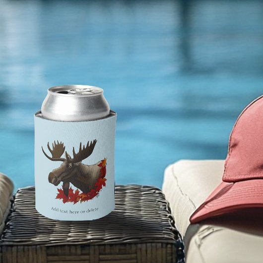 Moose Red Maple Blätter Dosenkühler