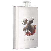 Moose Red Maple Blätter Flachmann (Rechts)