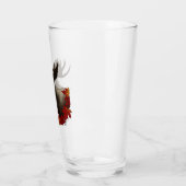 Moose Red Maple Blätter Glas (Links)