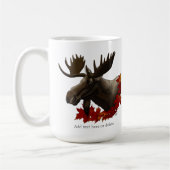 Moose Red Maple Blätter Kaffeetasse (Links)