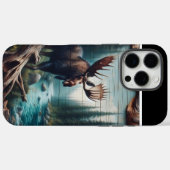 Moose River Scene Case-Mate iPhone Hülle (Rückseite (Horizontal))