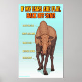 Moose Safety Graphic Poster Print (Vorne)
