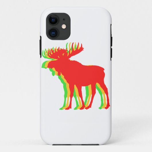 Moose Schattenfarben - Hintergrundfarbe auswählen Case-Mate iPhone Hülle (Rückseite)