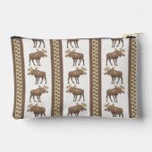 Moose Stripe Zipper Pouch Zubehörtasche (Rückseite)