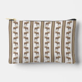 Moose Stripe Zipper Pouch Zubehörtasche (Vorderseite)