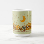 Moose Swirl Stars Moon Peace Joy Ho Ho Stein Kaffeetasse (Mittel)