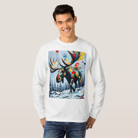 Moose t-shirt  (Vorne ganz)