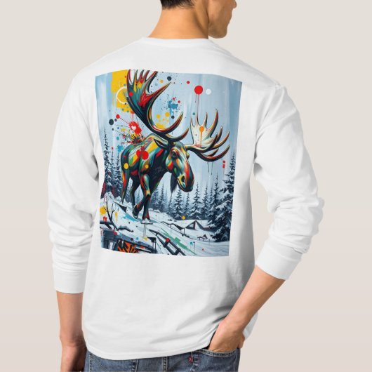 Moose t-shirt  (Rückseite)