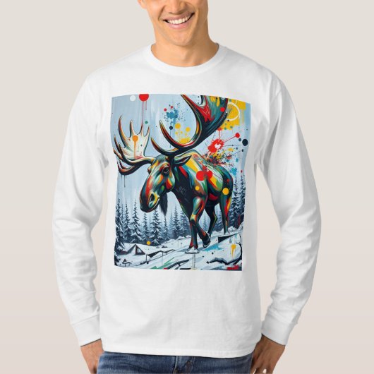 Moose t-shirt  (Vorderseite)