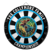 Moose Target Forest Artwork Dartscheibe (vorne)