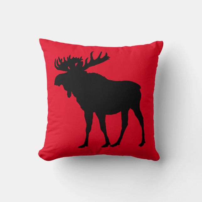 MOOSE THROW PILLOW KISSEN (Vorderseite)