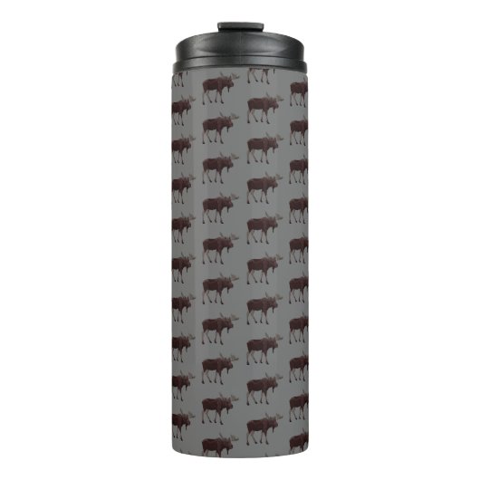 Moose Tumbler Elch Art Tumbler Tasse (Vorderseite)