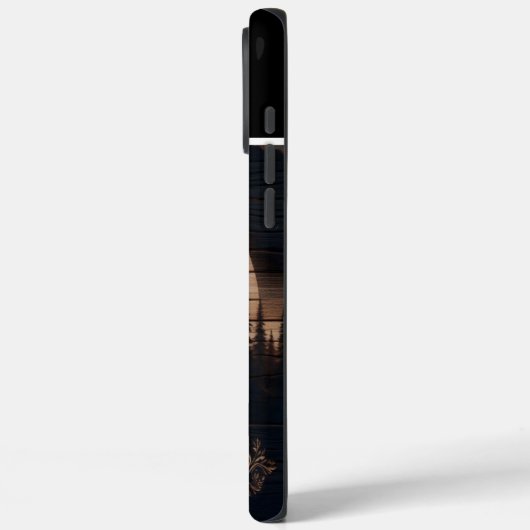 Moose unter Mondlicht Case-Mate iPhone Hülle (Rückseite / Links)