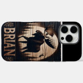 Moose unter Mondlicht Case-Mate iPhone Hülle (Rückseite (Horizontal))