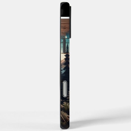 Moose unter Mondlicht Case-Mate iPhone Hülle (Rückseite / Rechts)