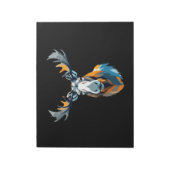 Moose Vector Art mit lebhaften Farben Notizblock (Rotiert)