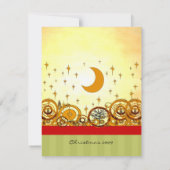 Moose Weihnachtsessen Einladung & Party Einladunge (Rückseite)