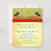 Moose Weihnachtsessen Einladung & Party Einladunge (Vorderseite)