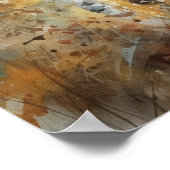 Moose Woodland Animal Art Print Poster (Ecke)