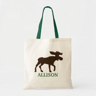 MOOSE WOODLAND Tote Bag - einen Namen hinzufügen! Tragetasche