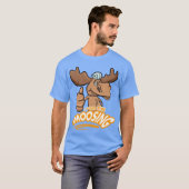 Moose Word Pun for Animal Lovers retro T-Shirt (Vorne ganz)
