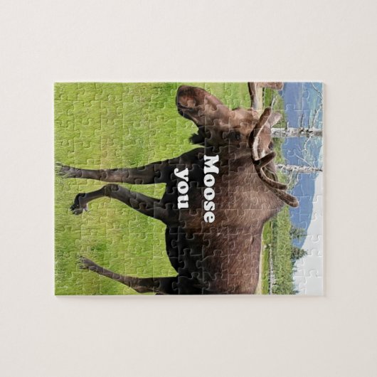 Moose you: Alaskan moose Puzzle (Horizontal)