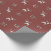MooseBerry Wrapping Paper, Holiday Geschenk geben! Geschenkpapier (Ecke)