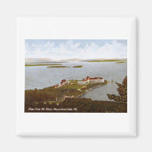 Moosehead Lake, Maine 1906 Vintag Magnet