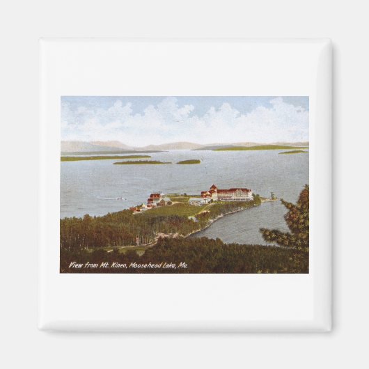 Moosehead Lake, Maine 1906 Vintag Magnet (Vorne)